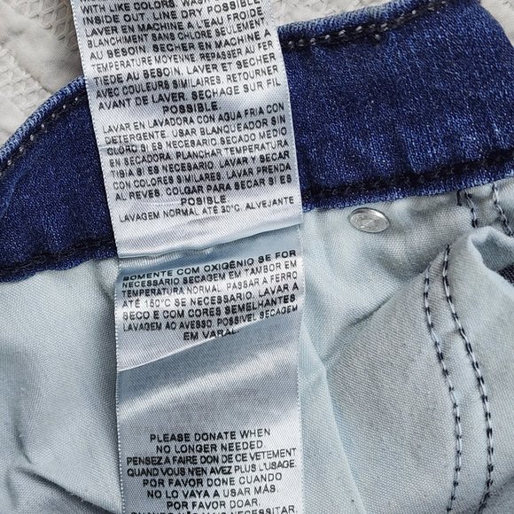 Super Too Low Levis 524 Low Rise Skinny Jeans size 11M - Picture 9 of 14